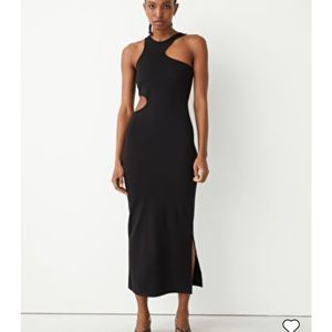 & other stories Cut-out midi dress
